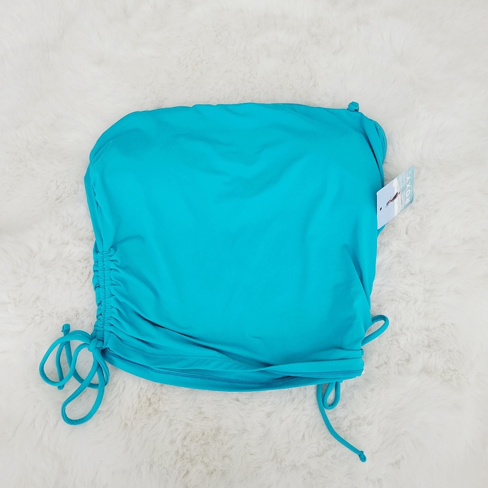 🐳ROXY BANDEAU CROP TOP & HIPSTER BOTTOMS SIZE L - Picture 3 of 11